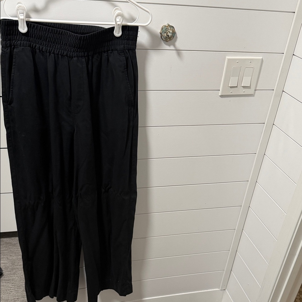 Madewell Black Elastic-Waist Pants